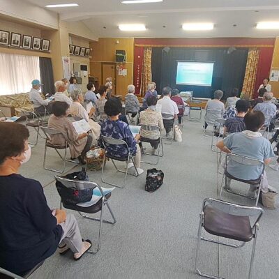 8月21日(水)　大野第七区集会所にて開催中の様子